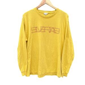 Vintage Levis Silvertab Yellow Long Sleeve Shirt Large 21x29